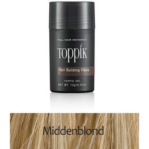 Toppik Hair Building Fibers Middenblond - 3 gram - Cosmetische Haarverdikker - Verbergt haaruitval - Direct voller haar