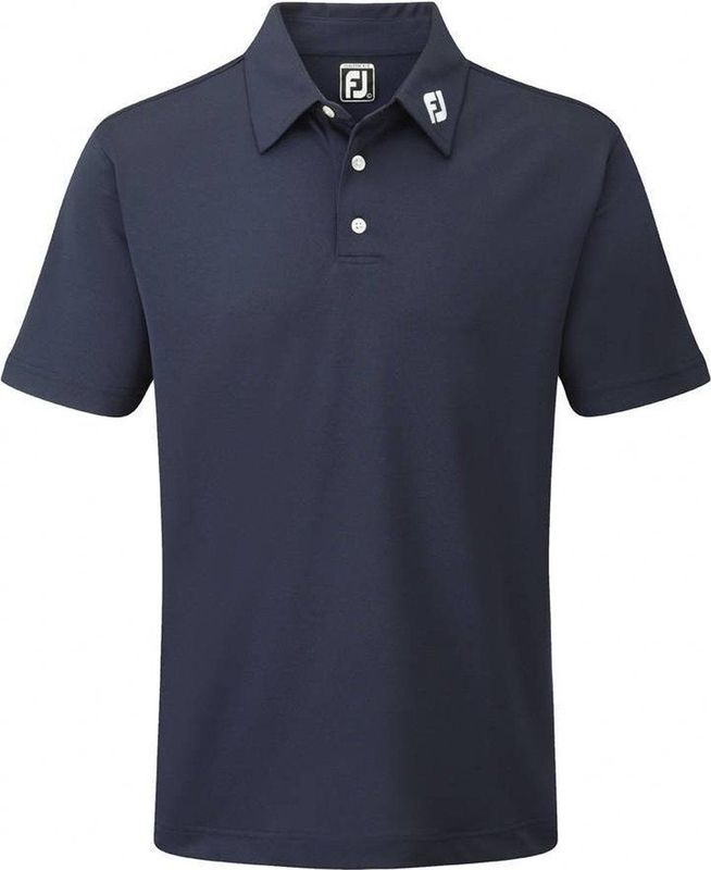 Stretch Pique Polo shirt - Navy