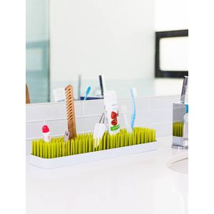 TOMY Boon PATCH Countertop Drying Rack For Baby Bottles And Accessories , Stylish Nursery Accessories , Baby Essentials for New Parents, BPA Green