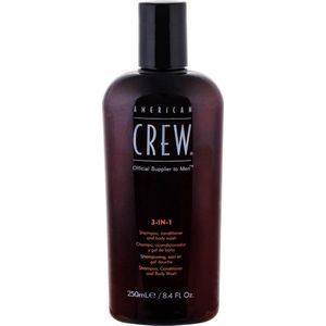 American Crew Klassieke 3-in-1 shampoo, conditioner, bodywash 250 ml