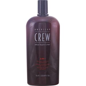 American Crew - 3-In-1 Classic - Douchegel - 1 Liter - Voor Alle Haartypes
