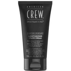 American Crew Shave & Beard Moisturizing Shave Cream Hydraterende Scheercrème voor Normale en Droge Huid 150 ml