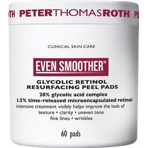 PETER THOMAS ROTH - PTR EVEN SMOOTHER Glycolic Retinol Resurfacing Peel Pads