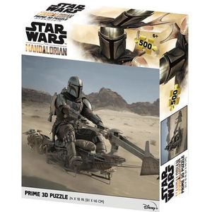 3D Image Puzzel - The Mandalorian Speeder (500 stukjes)