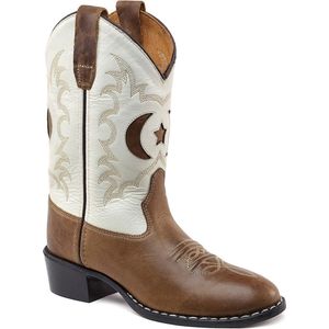 Bootstock Milkeyway Laarzen - Leer - Meisjes - Bruin - Maat 26