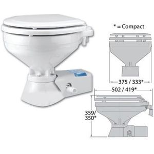 Jabsco Toilet QF Regular 12V met pomp