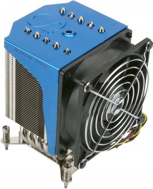 Supermicro - 4U Actief CPU Koellichaam - Grijs Blauw Zwart Zilver - Actieve Koeling