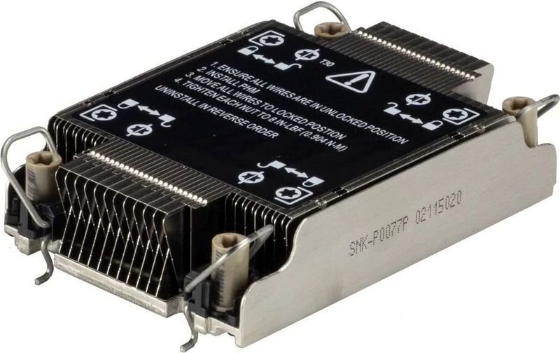 Super Micro Supermicro 1U Passive CPU HS voor X12 Whitley en Cedar Islan