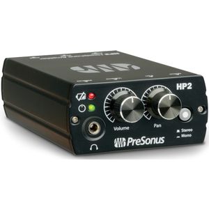 PreSonus - HP2 - Persoonlijke Hoofdtelefoonversterker - Stereo - 9 V batterij of gelijkstroom
