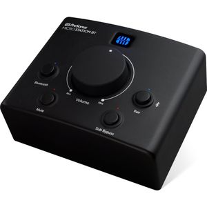 PreSonus MicroStation BT, 2.1 Speaker Monitor Controller met Bluetooth-connectiviteit en Subwooferuitgang