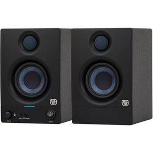 PreSonus Eris 3.5BT Gen 2, Studio Monitor Speakers with Bluetooth, Pair, 3.5 Inch, 2-Way, Powered Desktop Speakers for Multimedia, Gaming, Studio-Quality Music Production, 50W Power