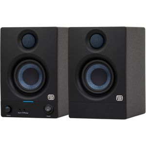 PreSonus Eris 3,5 Gen 2 – 3,5 inch Powered Desktop Speakers voor Multimedia, Gaming, Studio-Quality Muziekproductie, 50 W Power