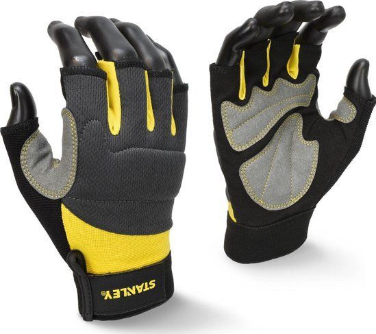 Stanley werkhandschoenen L, vingerloos (Paar)