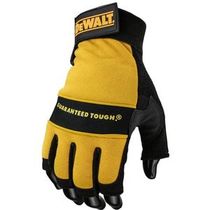 DeWalt DPG23LEU Performance Werkhandschoen - Vingerloos - Synthetisch Leer - Maat L