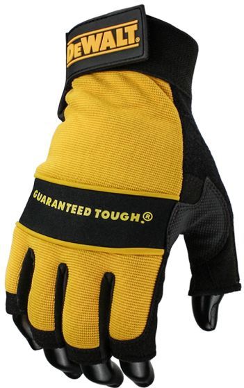 DeWalt DPG23LEU Performance Werkhandschoen - Vingerloos - Synthetisch Leer