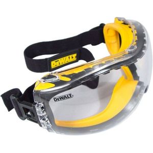 Dewalt Veiligheidsbril Zwart Geel Incl. Anticondens-Bescherming