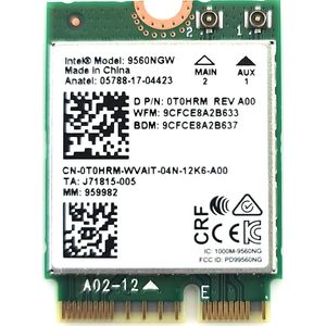 Intel 9560.NGWG netwerkkaart 1730 Mbit/s