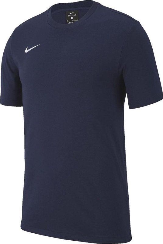 NIKE - Team Club19 - T-shirt - Marineblauw - Katoen