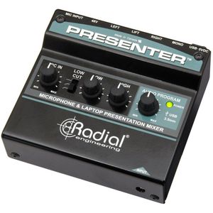 RADIAL Engineering: compacte mixer, combineert een microfoonvoorversterker en USB-ingang, interface van de nieuwste generatie