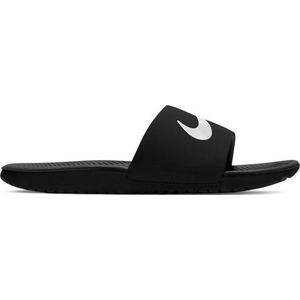 Nike Kawa Slipper Kleuters Kids Black White