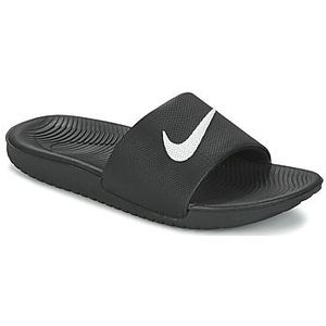 Nike kawa badslippers in de kleur zwart.