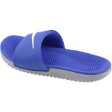 Nike kawa badslippers in de kleur blauw.