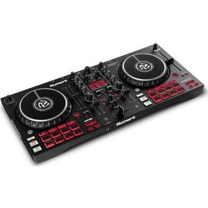 Numark Mixtrack Pro FX - 2-decks DJ controller met DJ-mengpaneel, geïntegreerde geluidskaart, aanraakgevoelige DJ-platenspelers en een breed scala aan effecten