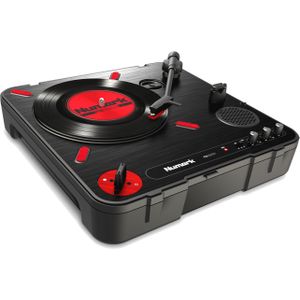 Numark - PT01 Scratch - Platenspeler - Rood - Volautomatisch