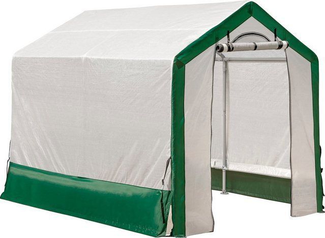 Shelter Logic Foliengewächshaus, 4,32 m² weiß / grün 180 x 240 x 200 cm (l x b x h)