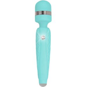 Blauwe Siliconen Cheeky wand vibrator van Pillow Talk