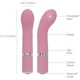 Pillow Talk Oplaadbare Mini Vibrator Racy - roze