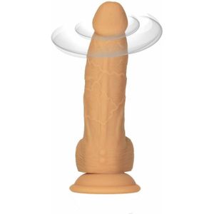 Naked Addiction Roterende & Vibrerende Dildo - 20 Cm