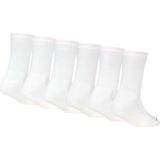 Jordan - Kids Crew 6 Pack - Unisex Sokken - Wit
