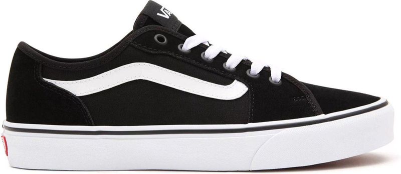 Vans - Mn Filmore Decon - Sneaker - Zwart Wit - Suede Canvas