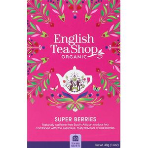 English Tea Shop - Super Berries - Pack van 3 x 20 Theezakjes