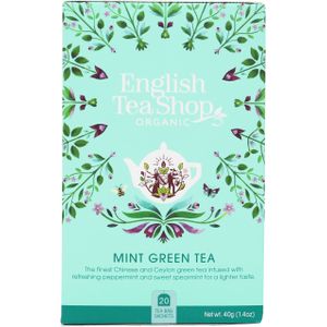 English Tea Shop - Biologische muntgroene thee – 20 zakjes