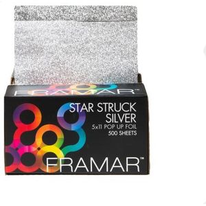 Framar - Star Struck - Aluminiumfolie - Zilver - 500 Sheets
