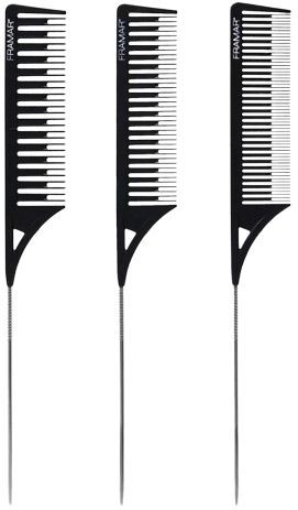 Framar - Dream Weaver Comb Set - Kam Set - Zwart - Drie Verschillende Maten