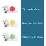 Zazu Sam Slaaptrainer - Met nachtlamp functie en slaaptimers - Grijs / Wit