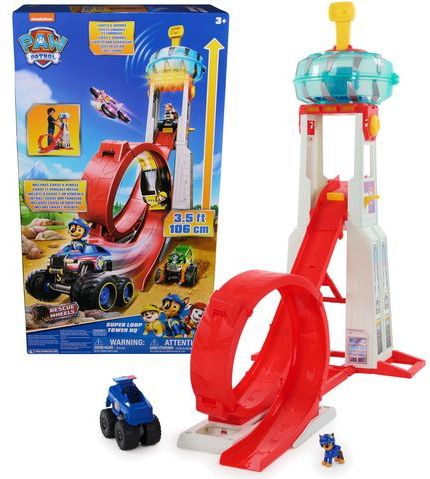 PAW Patrol Reddingswagens - Super Loop Uitkijktoren met licht en geluid