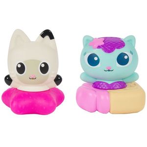 Gabby's Poppenhuis - Gabby Girl katten-waterspuiters Meerminkat en Pandy Poek - drijvend badspeelgoed