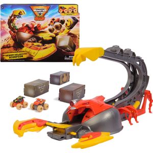 Monster Jam Mini Jams - Venom Velocity Scorpion-speelset met unieke metalen El Toro Loco's en Max-D Monster-monsterjamtrucks - schaal 1:87