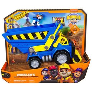 Rubble & Crew - Blafwerf Vuilniswagen - bouwspeelgoed met lichten, geluiden en Wheeler-figuurtje - PAW Patrol speelgoed