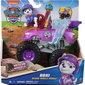 PAW Patrol Reddingswagens - Monstertruck van Roxi met voertuigtransformatie en actiefiguur