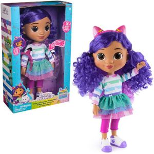 Gabby's Poppenhuis - Gabby pop van 33 cm - met geluidseffecten en omkeerbare kattenoren