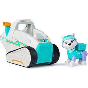 PAW Patrol, sneeuwschuiver van Everest, speelgoedvoertuig met verzamelfiguur, duurzaam speelgoed