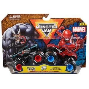 Monster Jam - Marvel Vemon Vs. de Amazing Spide-Man metale trucks - Schaal van 1:64