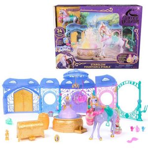 Spin Master - Unicorn Academy - Starglow Fountain & Stable Playset - Met Wildstar - Licht en Geluid - 24 Accessoires