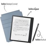 Kobo E-reader Elipsa Pack Cover & Stylus Zwart (n604-ku-bk-k-b)