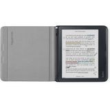 Kobo Libra Colour Hoes voor eReader - Notebook SleepCover - Zwart - Met stylushouder